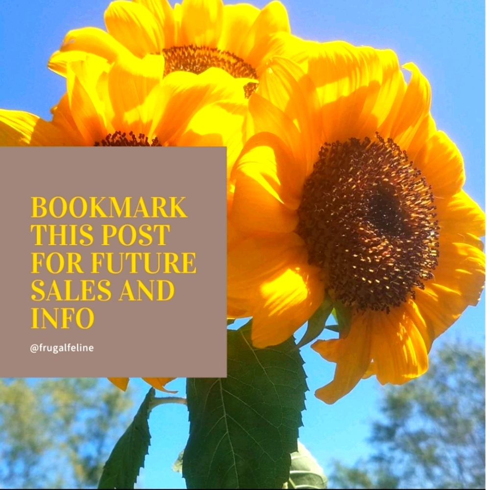Bookmark this post for upcoming sales